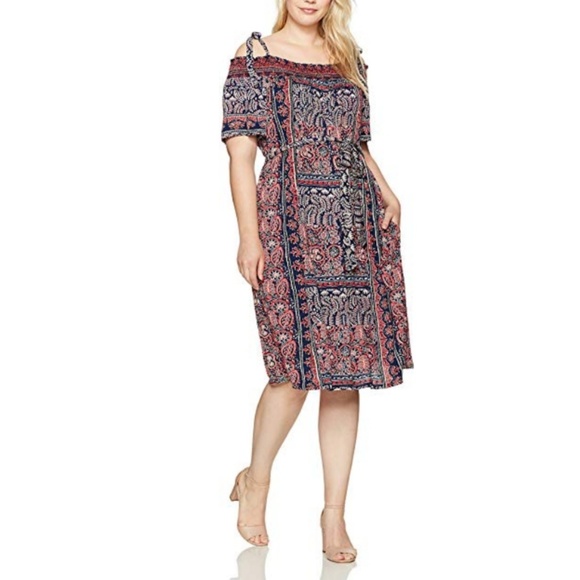 Lucky Brand Dresses & Skirts - Lucky Brand Off Shoulder Knit Dress